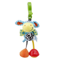 Plush Infant Toys Baby Development Giraffe Animal Handbells Rattles Handle Toys Stroller Hanging Teether Baby Toys 0-12 Months