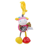 Plush Infant Toys Baby Development Giraffe Animal Handbells Rattles Handle Toys Stroller Hanging Teether Baby Toys 0-12 Months