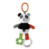 Plush Infant Toys Baby Development Giraffe Animal Handbells Rattles Handle Toys Stroller Hanging Teether Baby Toys 0-12 Months