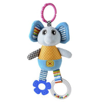 Plush Infant Toys Baby Development Giraffe Animal Handbells Rattles Handle Toys Stroller Hanging Teether Baby Toys 0-12 Months