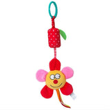 Plush Infant Toys Baby Development Giraffe Animal Handbells Rattles Handle Toys Stroller Hanging Teether Baby Toys 0-12 Months