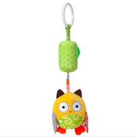 Plush Infant Toys Baby Development Giraffe Animal Handbells Rattles Handle Toys Stroller Hanging Teether Baby Toys 0-12 Months