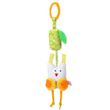 Plush Infant Toys Baby Development Giraffe Animal Handbells Rattles Handle Toys Stroller Hanging Teether Baby Toys 0-12 Months