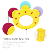 iPlay, iLearn Baby Rattles Teether, Shaker, Grab and Spin Rattle, Musical Toy Set, Early Educational Toys for 3, 6, 9, 12