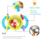 iPlay, iLearn Baby Rattles Teether, Shaker, Grab and Spin Rattle, Musical Toy Set, Early Educational Toys for 3, 6, 9, 12