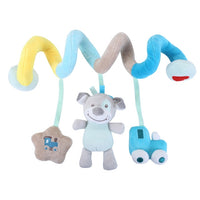 Plush Infant Toys Baby Development Giraffe Animal Handbells Rattles Handle Toys Stroller Hanging Teether Baby Toys 0-12 Months