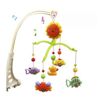 Cartoon Baby Crib Mobiles Rattles Music Educational Toys Bed Bell Carousel for Cots Infant Baby Toys 0-12 Months for Newborns