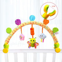 Cartoon Baby Crib Mobiles Rattles Music Educational Toys Bed Bell Carousel for Cots Infant Baby Toys 0-12 Months for Newborns