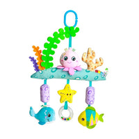 Cartoon Baby Crib Mobiles Rattles Music Educational Toys Bed Bell Carousel for Cots Infant Baby Toys 0-12 Months for Newborns