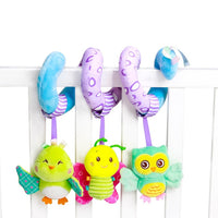 Cartoon Baby Crib Mobiles Rattles Music Educational Toys Bed Bell Carousel for Cots Infant Baby Toys 0-12 Months for Newborns