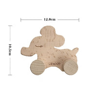 Strong goods ins package explosive liewood export beech wood ring baby pure solid wood hand ring toy baby  L