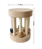 Strong goods ins package explosive liewood export beech wood ring baby pure solid wood hand ring toy baby  L